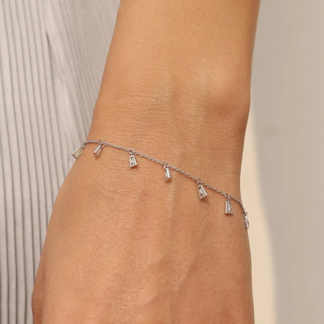 18K White Gold Diamond Bracelet