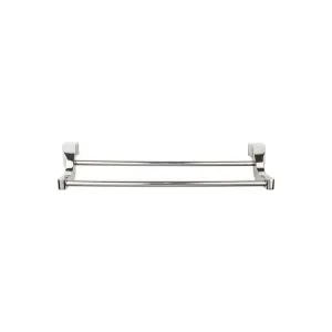 Aqua 18" Double Towel Bar - Polished Nickel