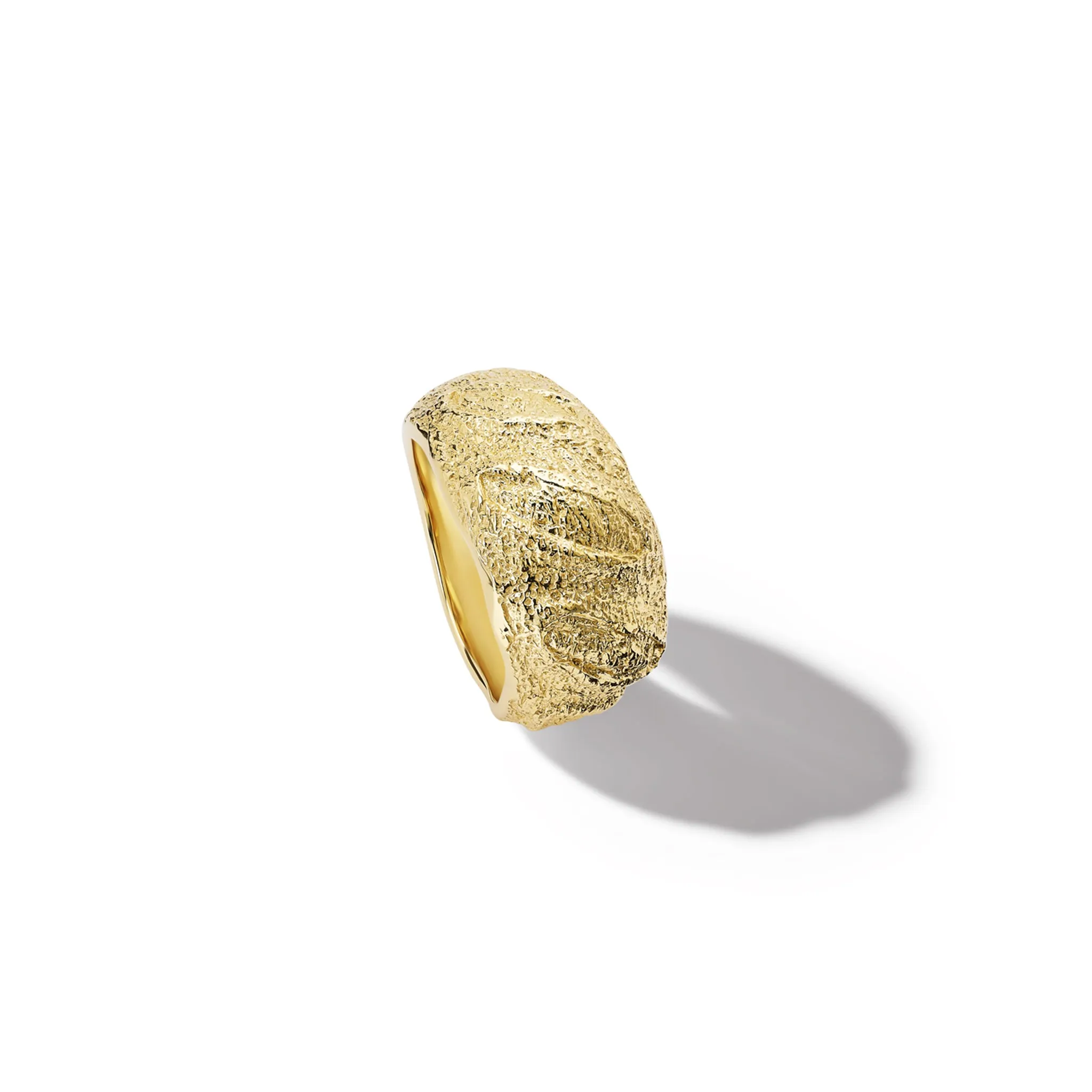 Baguette de Pain Ring Yellow Gold