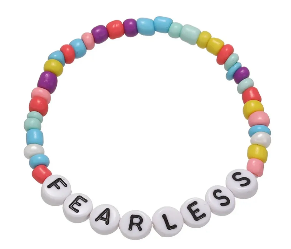 Beaded Word Stretch Bracelets