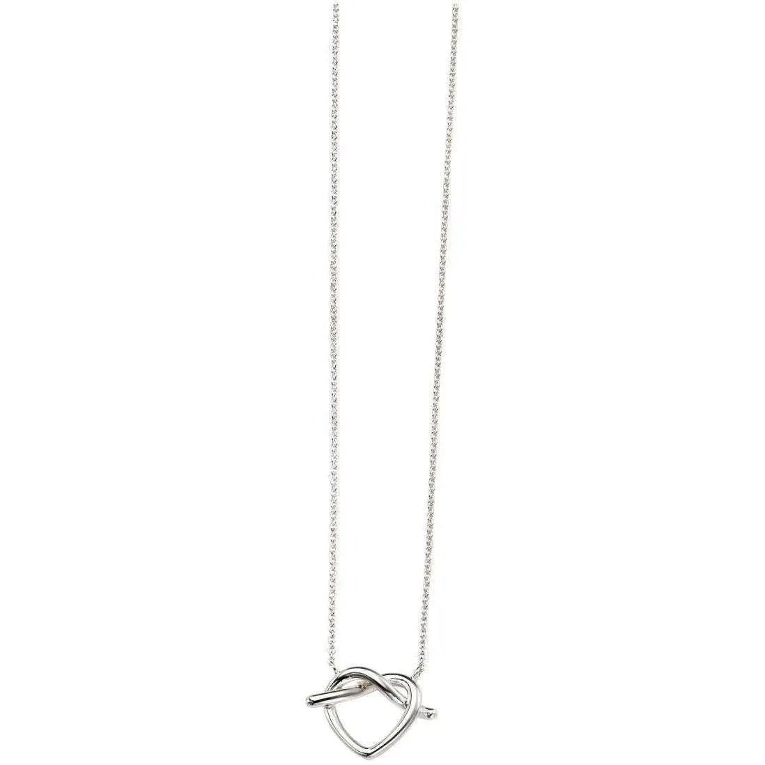 Beginnings Pretzel Necklace - Silver