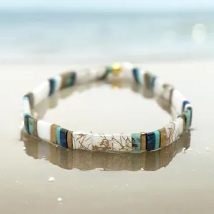 BLUE HILL BAY - Tila Bead Bracelet | Single