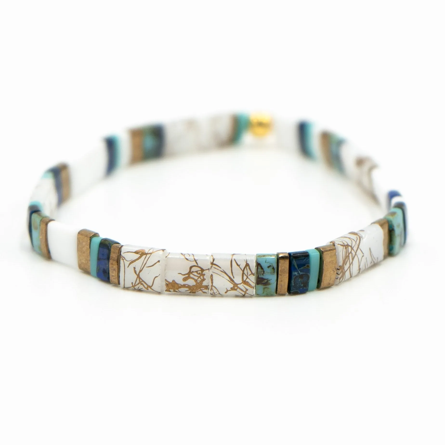 BLUE HILL BAY - Tila Bead Bracelet | Single