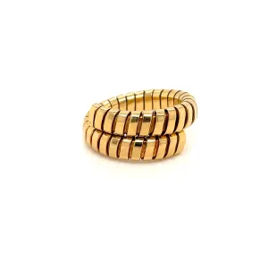 Bulgari Tubogas Gold Ring