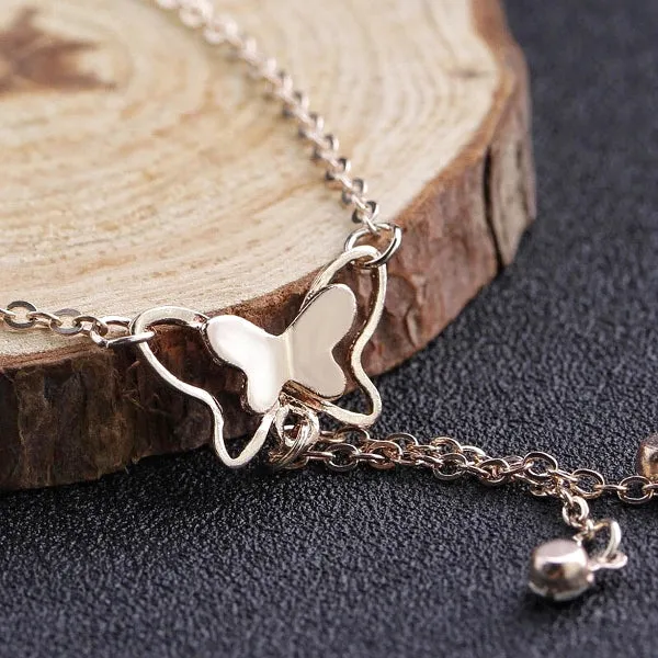 Butterfly Pendant Anklet Chain