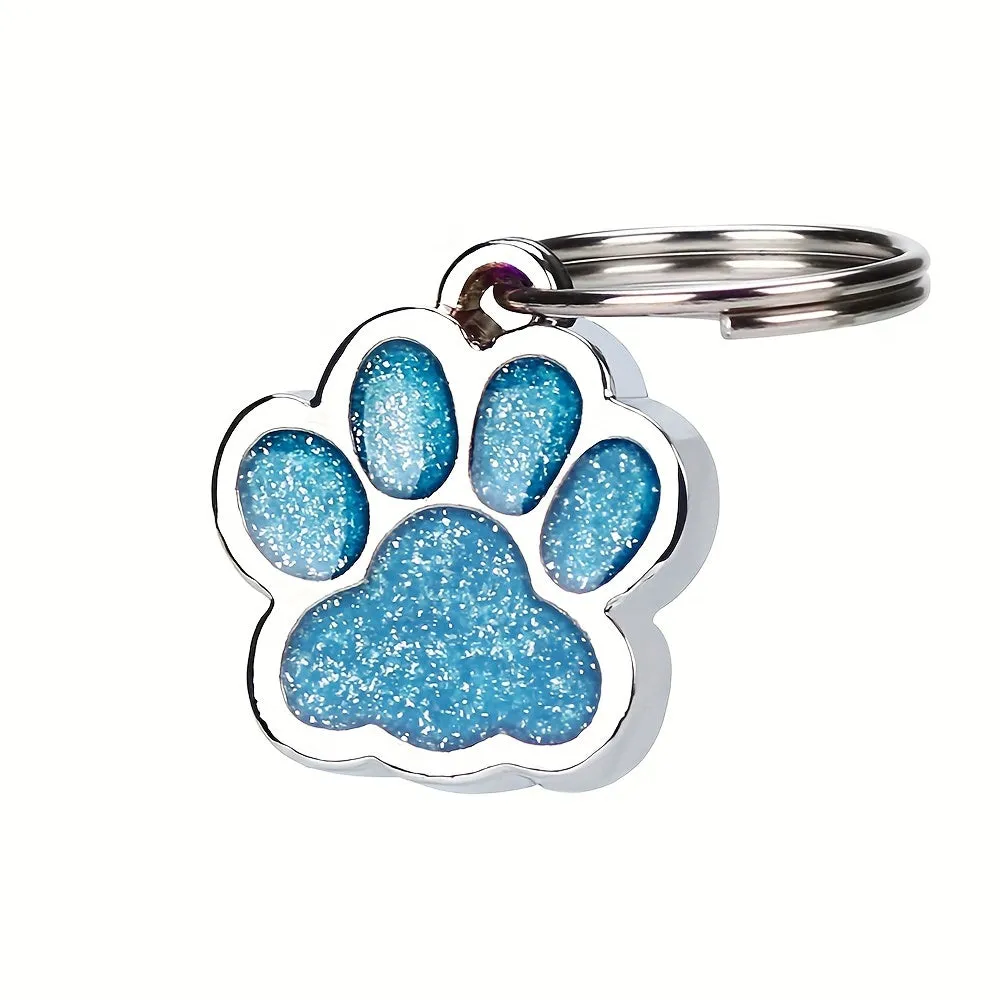 Chic Pet Accessory Mini Zinc Alloy Paw Pendant for Necklaces