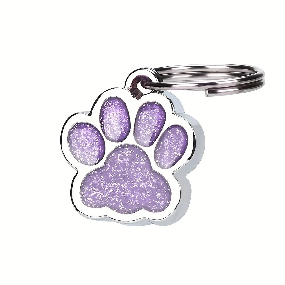 Chic Pet Accessory Mini Zinc Alloy Paw Pendant for Necklaces