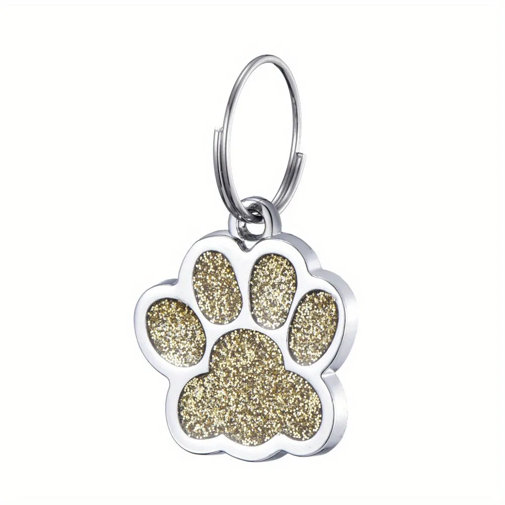 Chic Pet Accessory Mini Zinc Alloy Paw Pendant for Necklaces