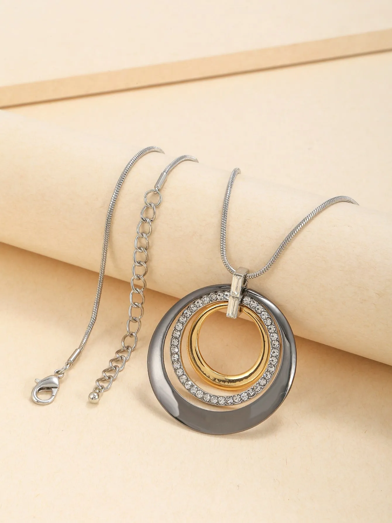 Circle Pendant Necklace for Women Jewelry for Women Gift for Her Necklace