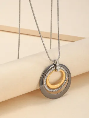 Circle Pendant Necklace for Women Jewelry for Women Gift for Her Necklace