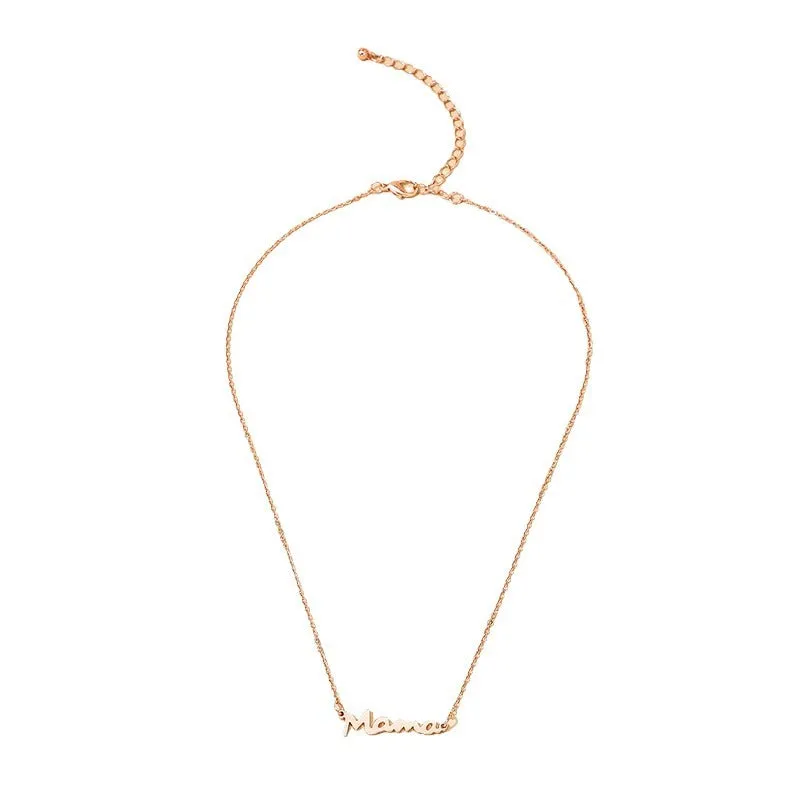 Elegant Vienna Verve Metal Necklace with Simple Pendant