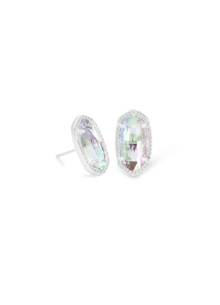 Ellie Earring Rhod Dichroic Glass by Kendra Scott