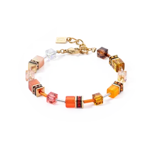 GeoCUBE® Iconic bracelet Sunset gold