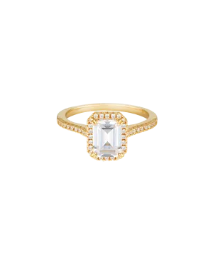 Georgini Iconic Bridal Violet Ring - Gold