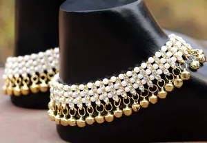 Ghungroo Gold Plated Alloy Anklet