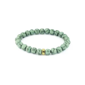 Green Fern Stack Bracelet