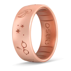 Harry Potter Silicone Ring - Harry Potter Glasses - Rose Gold/Copper