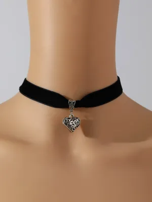 Heart Charm Choker Jewelry for Women Jewelry for Women Gift for Her Necklace