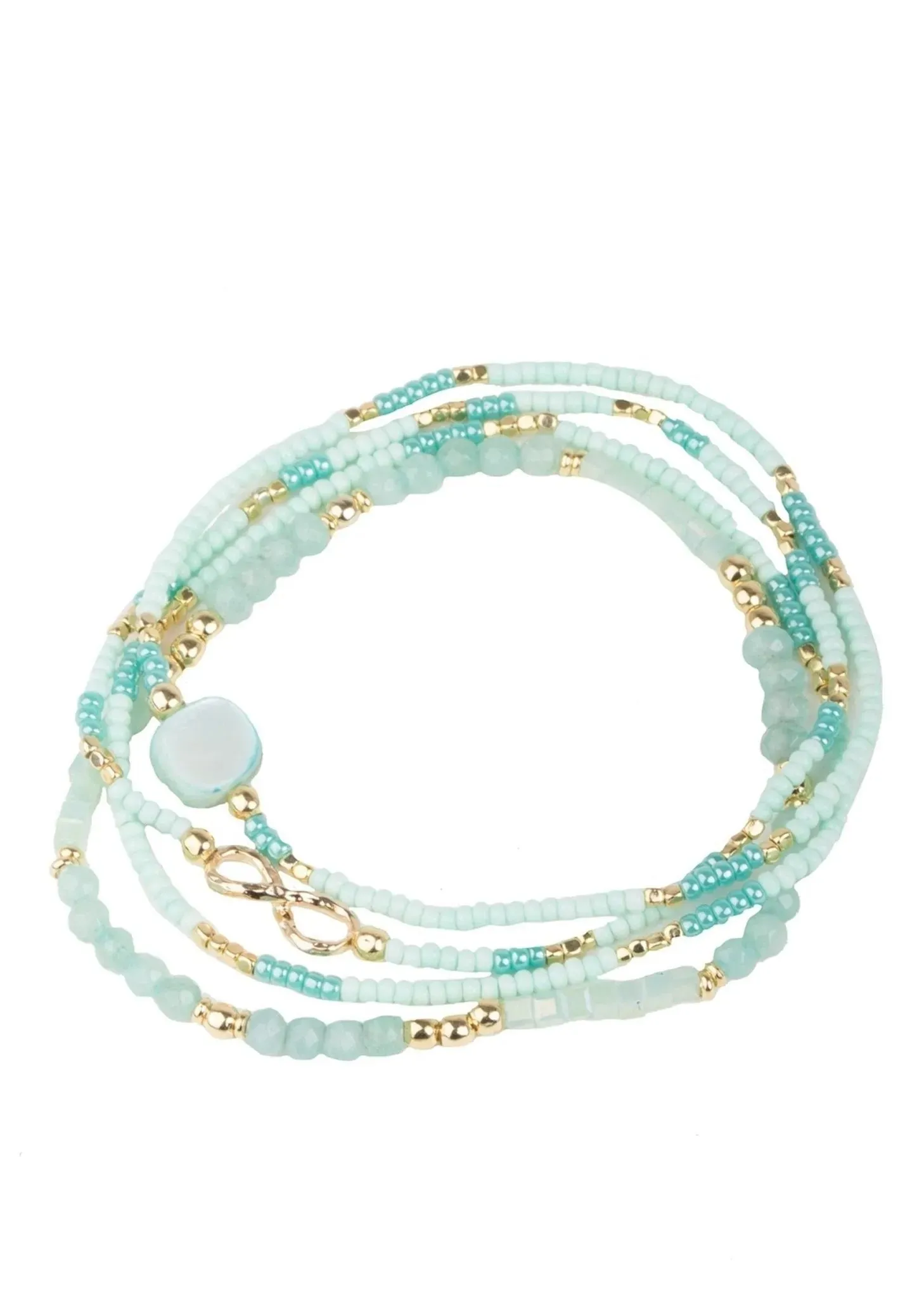 Infinity Beaded Bracelet Set