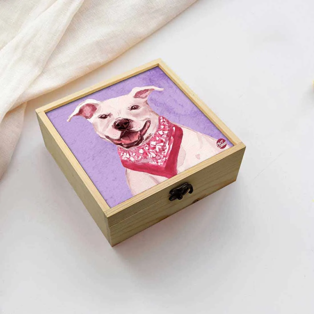 Jewellery Box Makepup Organizer -  Cute Smart Dog