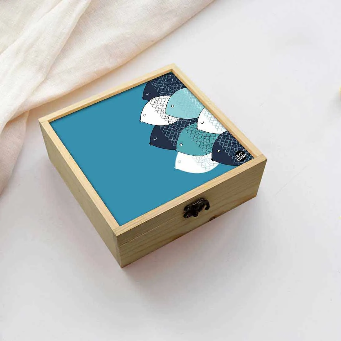 Jewellery Box Makepup Organizer -  Fish