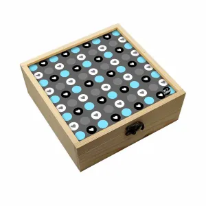 Jewellery Box Makepup Organizer -  Mini Blue Heart