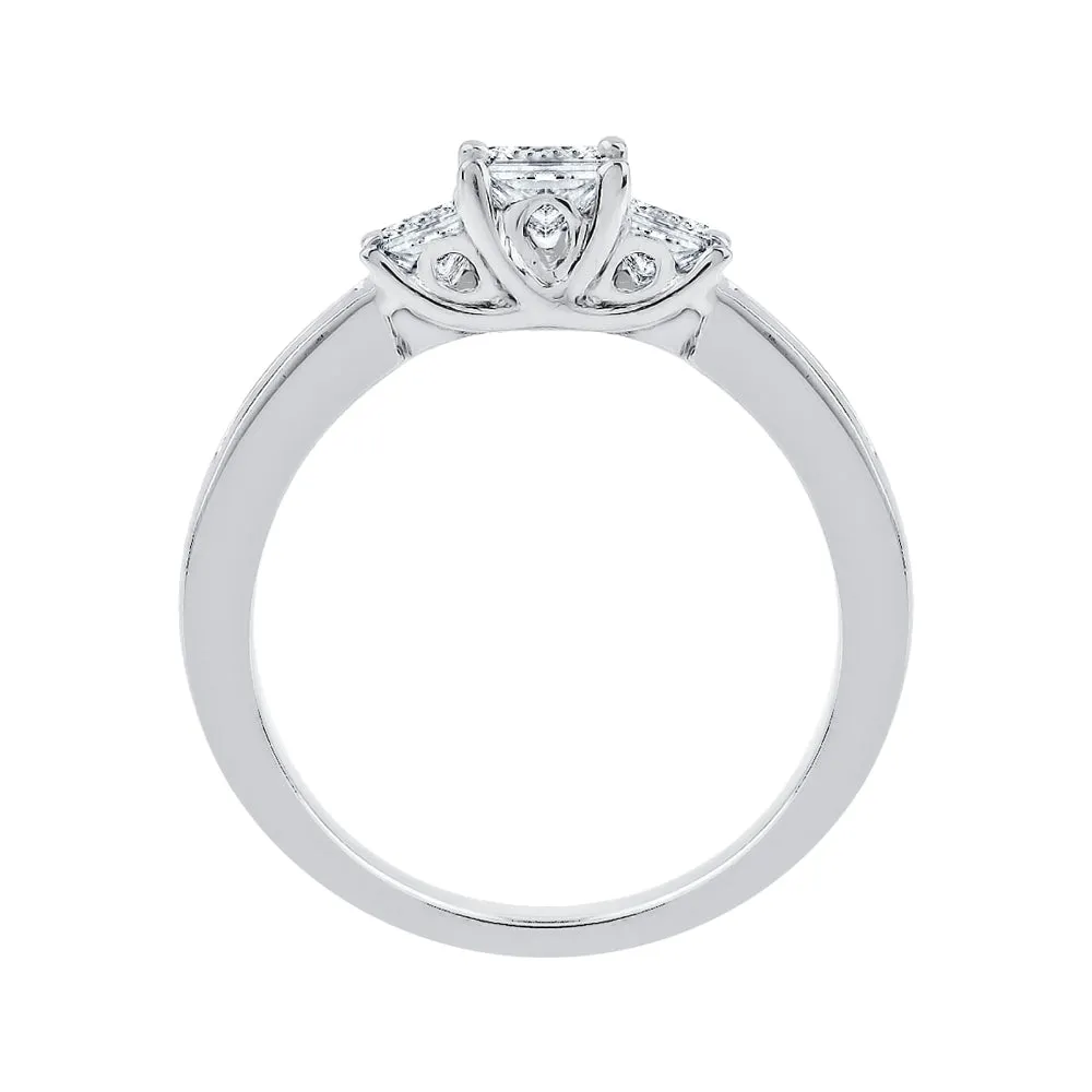 KATARINA Princess Cut Diamond Engagement Ring (1/2 cttw)