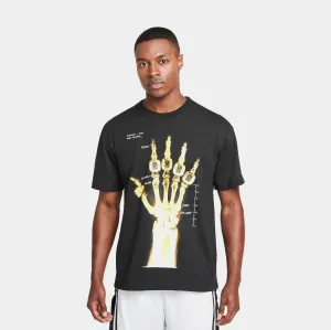 Kobe Broken Not Beaten Mens Short Sleeve Shirt (Black/Gold)