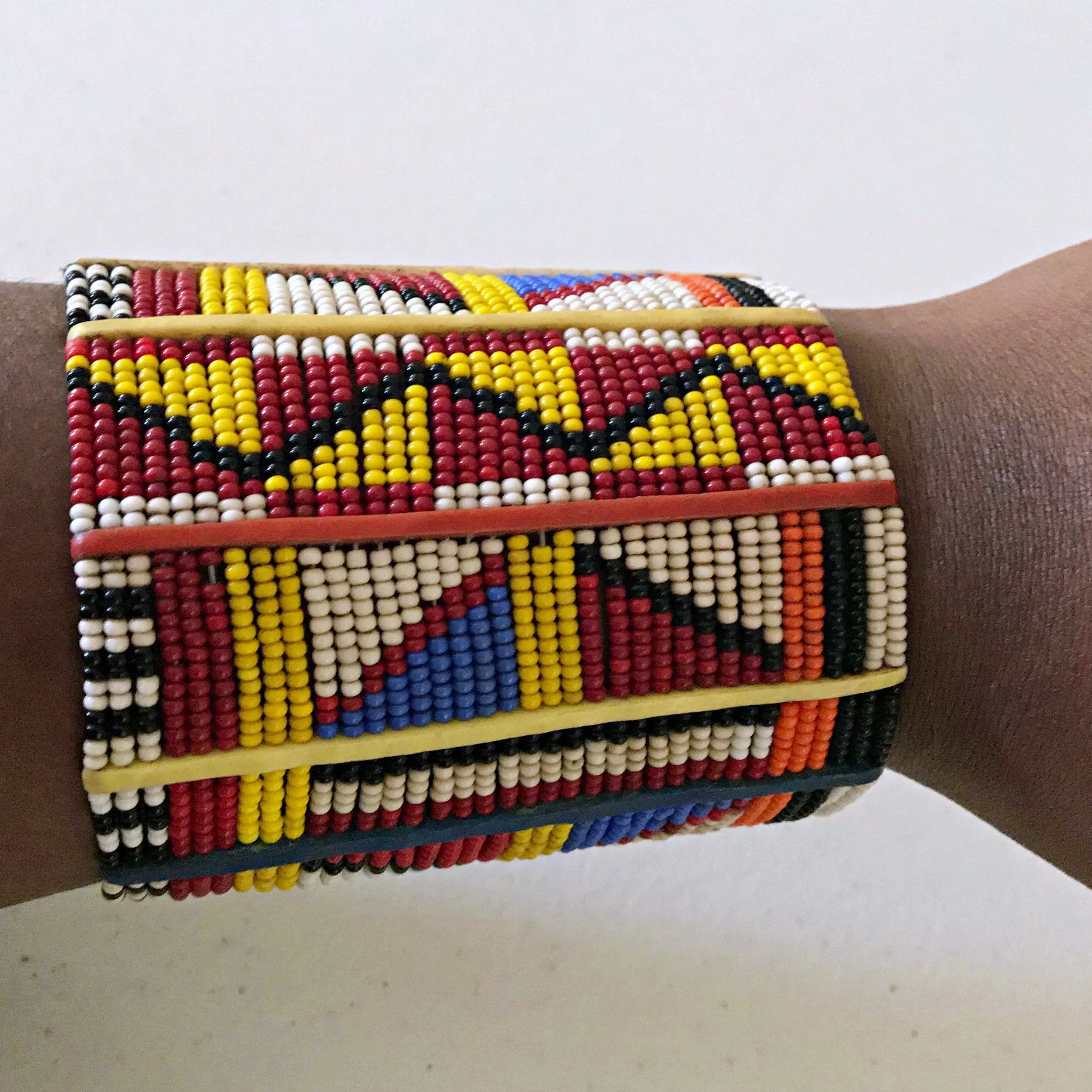 Maasai Beaded Cuff Bracelet