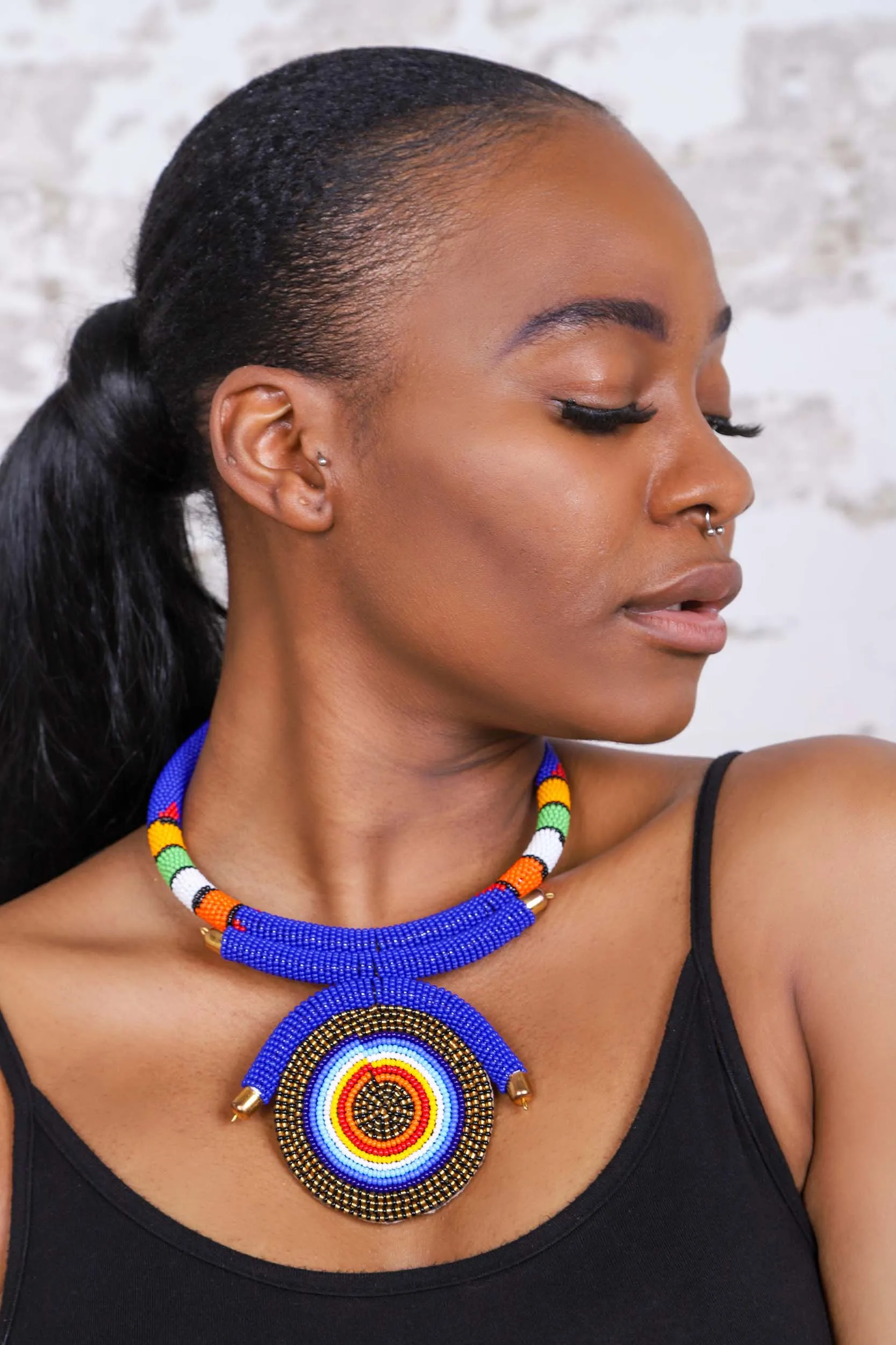 MEBA VI African Beads Necklace