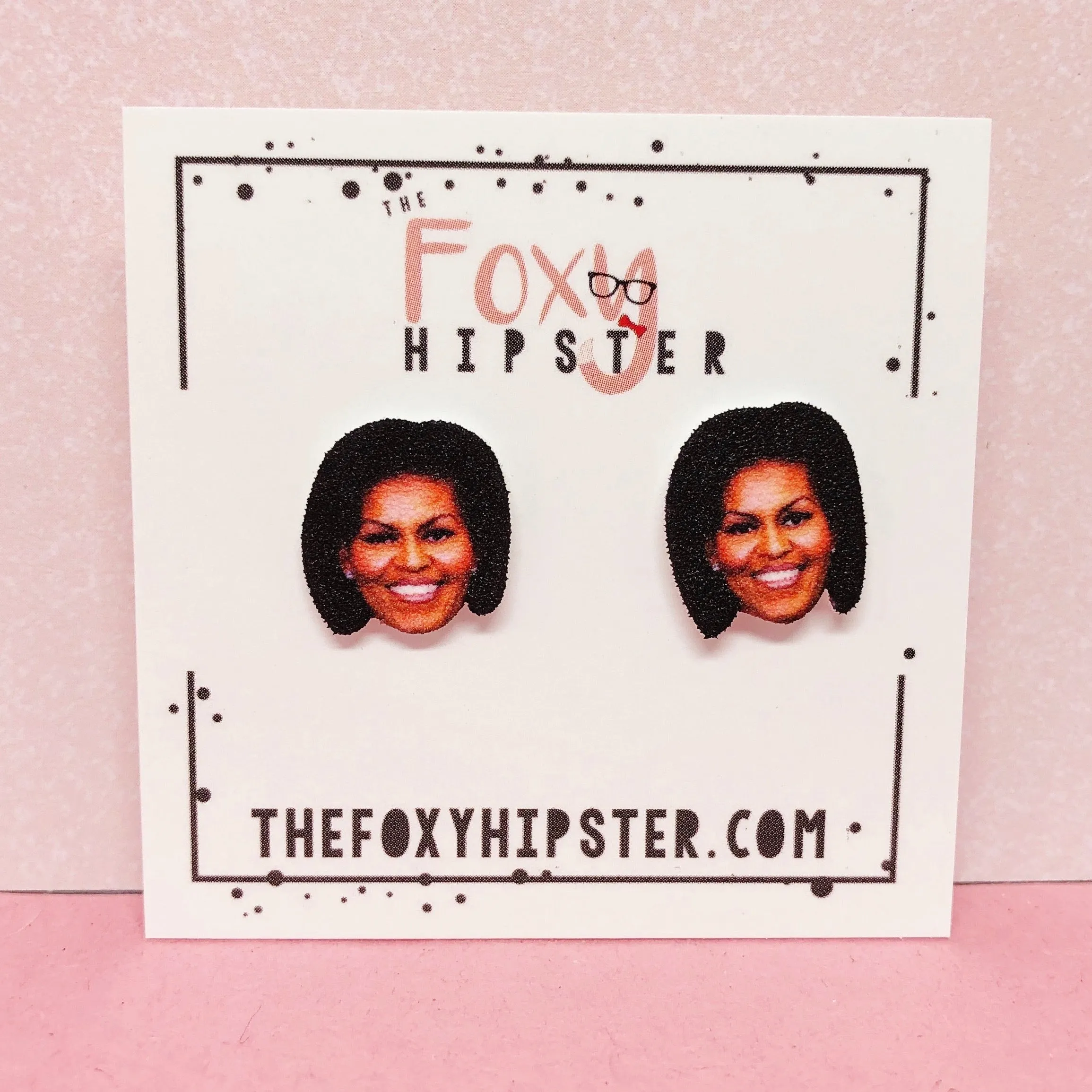 Michelle Obama Stud Earrings