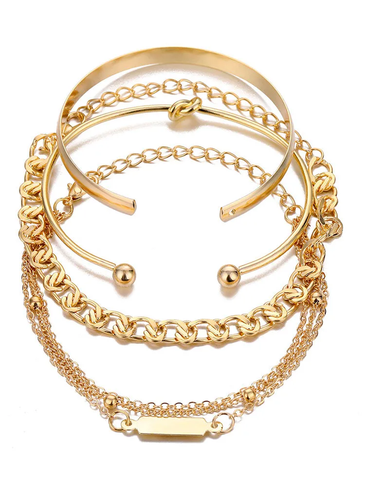 Multilayer Chian Bracelets Anklet