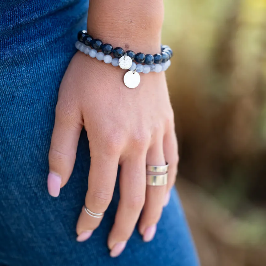 Navy Blue Stone Bracelets