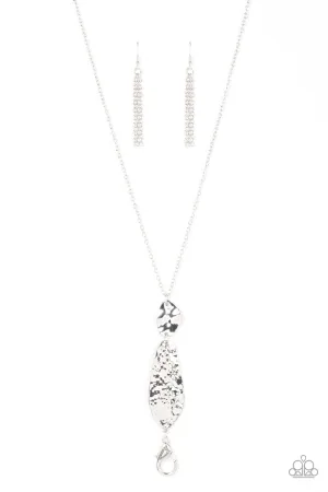 Paparazzi Artisan Abode - Silver Lanyard Necklace