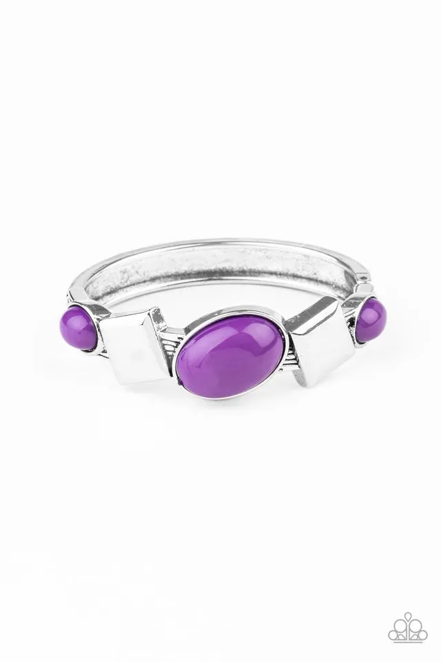 Paparazzi Bracelet ~ Abstract Appeal - Purple