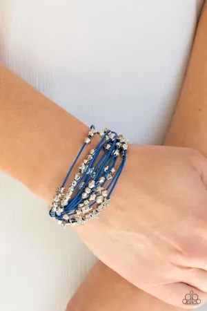 Paparazzi Bracelet ~ Star-Studded Affair - Blue