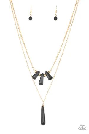 Paparazzi Necklace ~ Basic Groundwork - Black