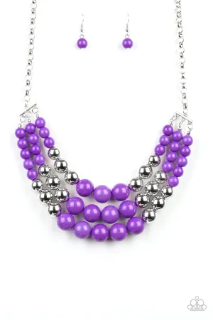 Paparazzi Necklace ~ Dream Pop - Purple