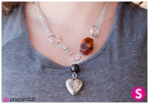 Paparazzi Necklace ~ Vixen - Orange