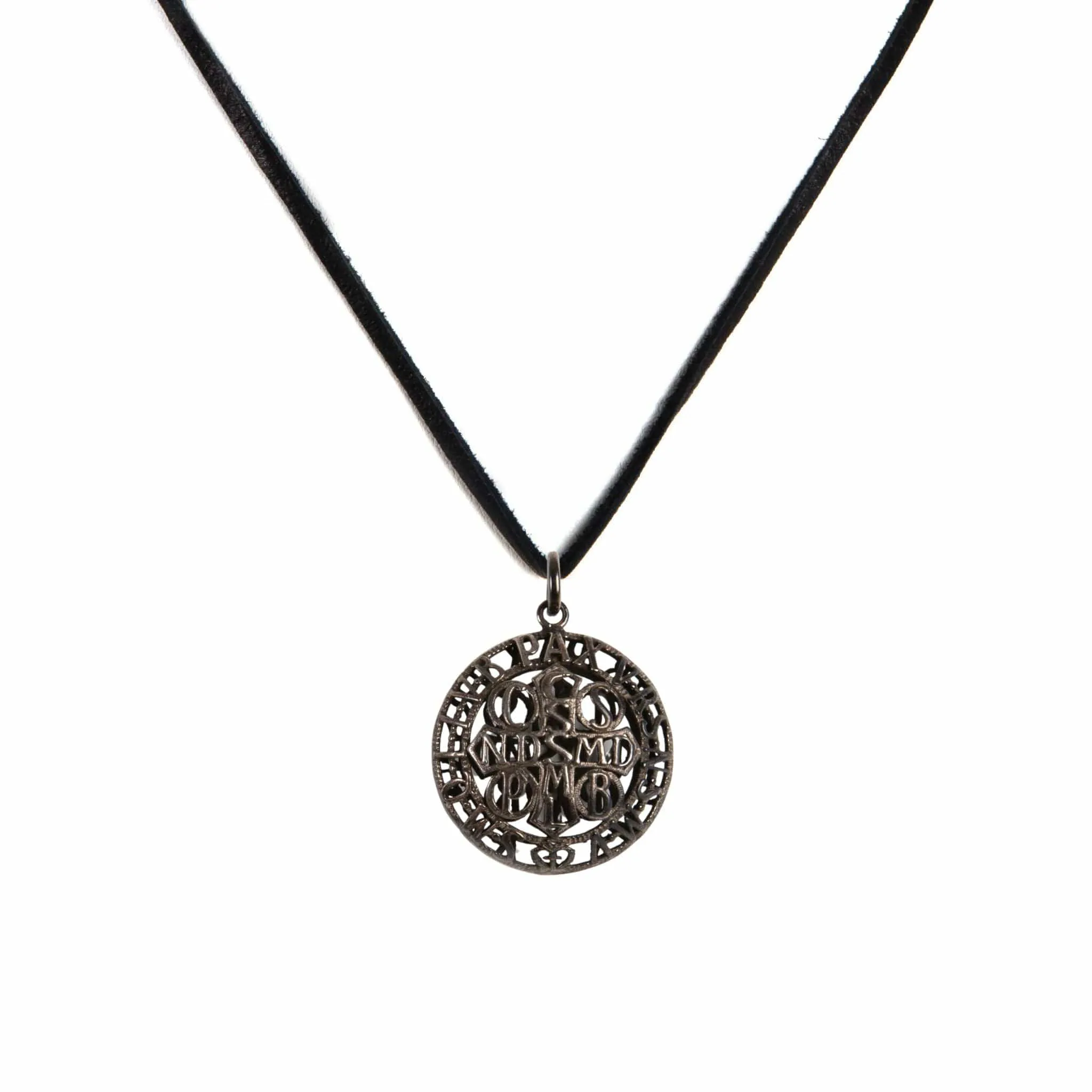 Peace Cross Globe Charm Necklace