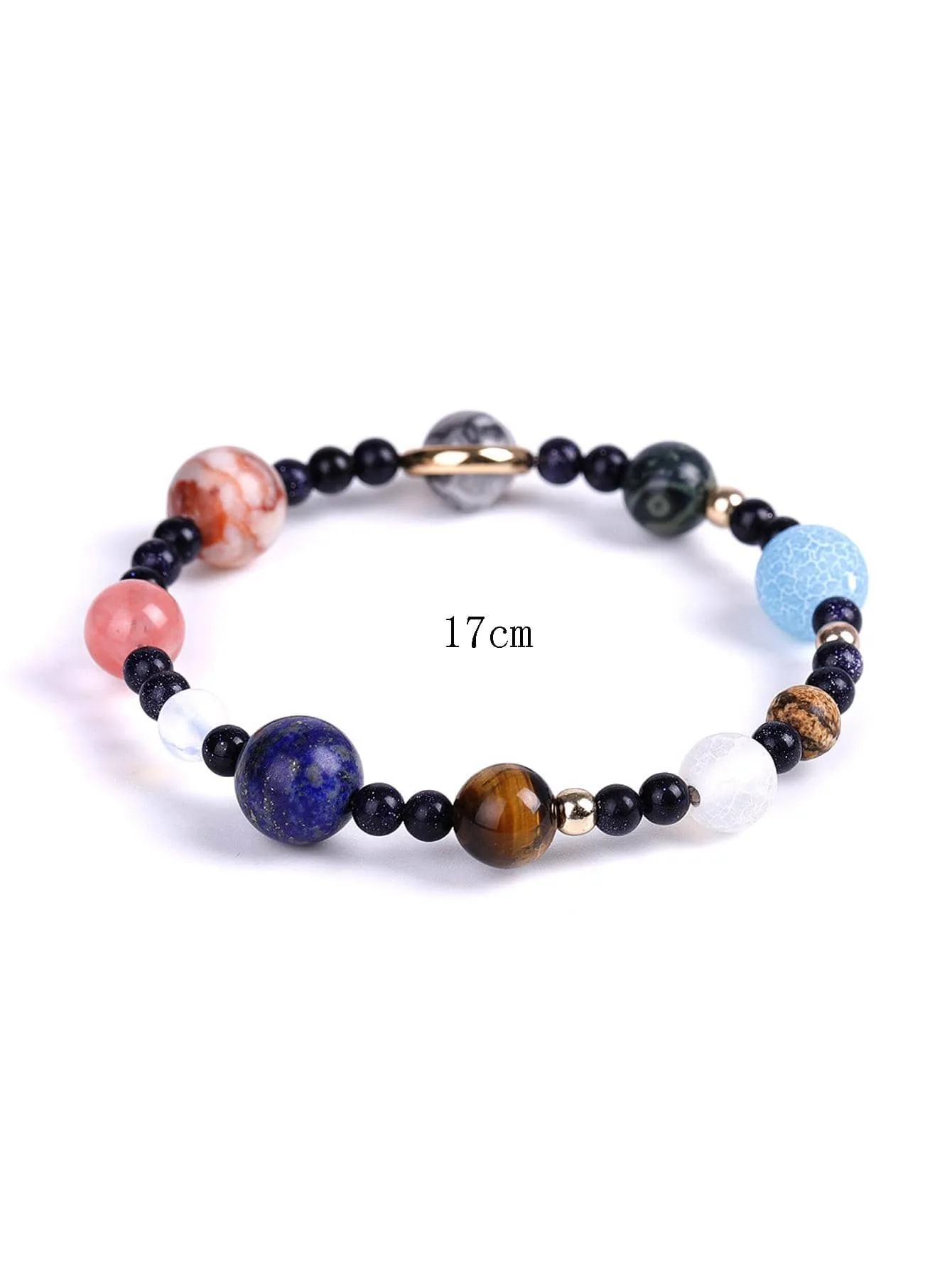 Planets Design Beads  Boho Colorful Beaded Bracelet Women Bracelet Stackable