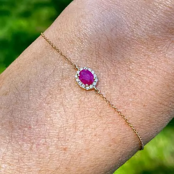 Ruby & Diamond Bracelet