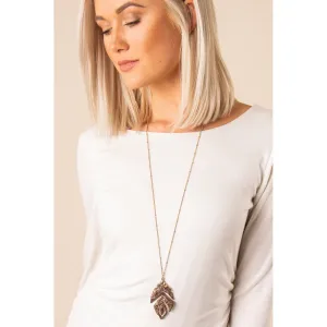 Simply Noelle Leaf Cluster Necklace