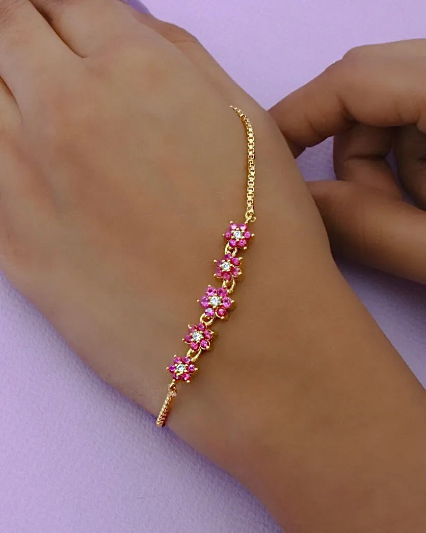 STYLISH FLORAL DIA BRACELET