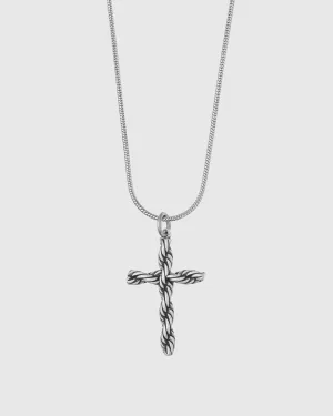 Twisted Cross Necklace